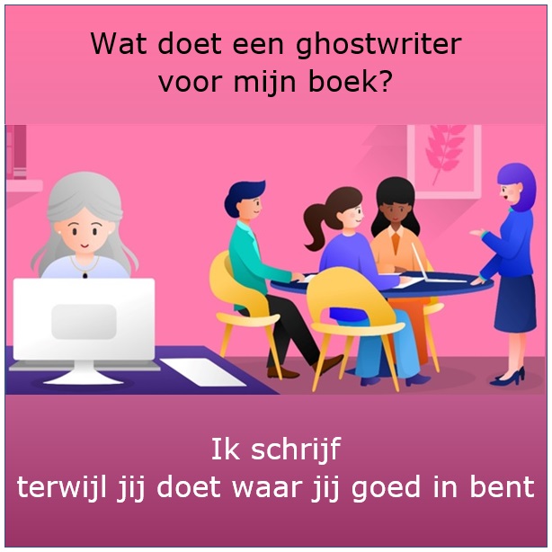 Wat doet een ghostwriter voor mijn boek